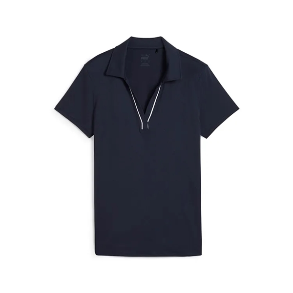 Puma Ladies Cloudspun Piped Short Sleeve Polo - Puma Ladies Cloudspun Piped Short Sleeve Polo - Image 2 of 4