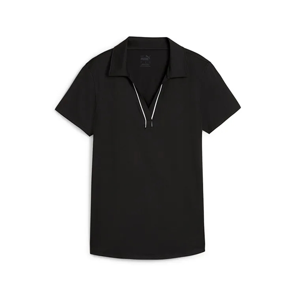 Puma Ladies Cloudspun Piped Short Sleeve Polo - Puma Ladies Cloudspun Piped Short Sleeve Polo - Image 3 of 4