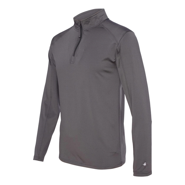 Badger Lightweight Quarter-Zip Pullover - Badger Lightweight Quarter-Zip Pullover - Image 9 of 30