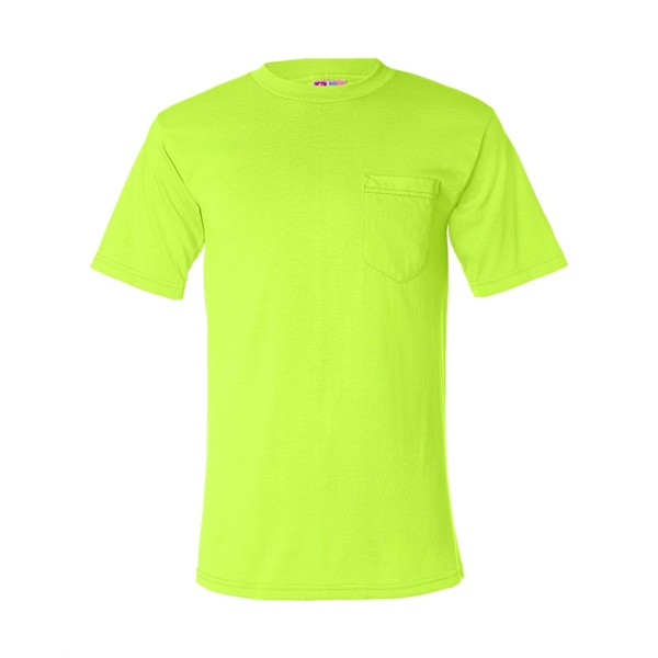 Bayside USA-Made 50/50 Pocket T-Shirt - Bayside USA-Made 50/50 Pocket T-Shirt - Image 4 of 6