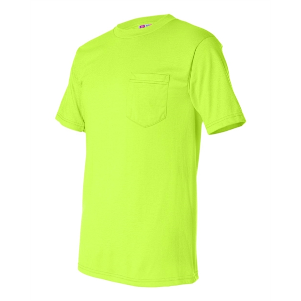 Bayside USA-Made 50/50 Pocket T-Shirt - Bayside USA-Made 50/50 Pocket T-Shirt - Image 5 of 6