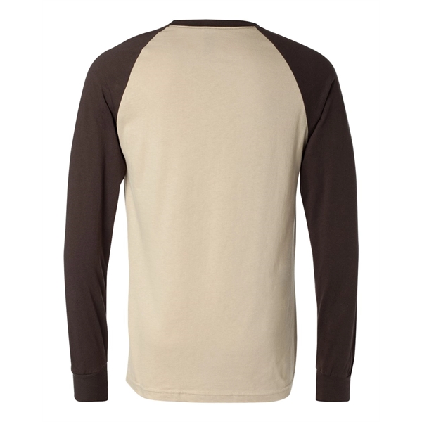 BELLA + CANVAS Long Sleeve Jersey Baseball Tee - BELLA + CANVAS Long Sleeve Jersey Baseball Tee - Image 15 of 27