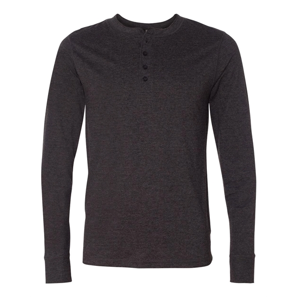 BELLA + CANVAS Jersey Henley - BELLA + CANVAS Jersey Henley - Image 4 of 27
