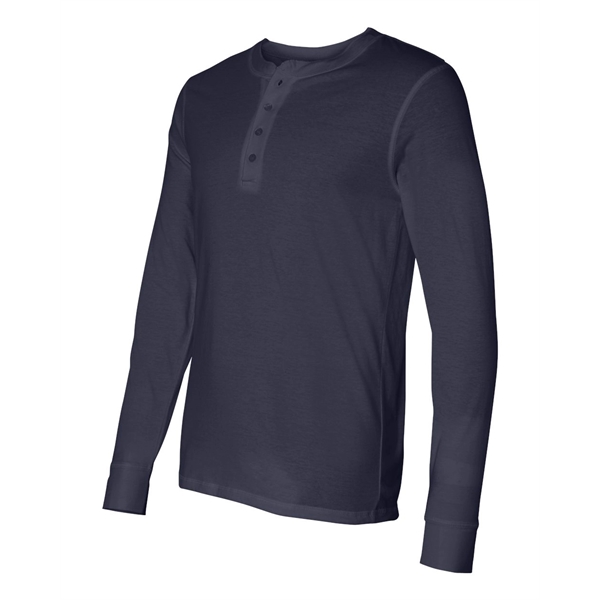 BELLA + CANVAS Jersey Henley - BELLA + CANVAS Jersey Henley - Image 8 of 27