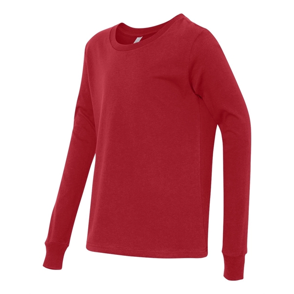 BELLA + CANVAS Youth Jersey Long Sleeve Tee - BELLA + CANVAS Youth Jersey Long Sleeve Tee - Image 14 of 54