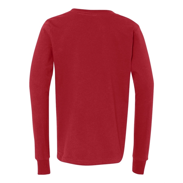 BELLA + CANVAS Youth Jersey Long Sleeve Tee - BELLA + CANVAS Youth Jersey Long Sleeve Tee - Image 15 of 54