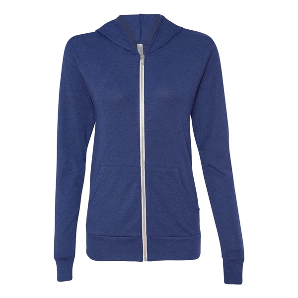 BELLA + CANVAS Triblend Lightweight Full-Zip Hooded Long ... - BELLA + CANVAS Triblend Lightweight Full-Zip Hooded Long ... - Image 12 of 33