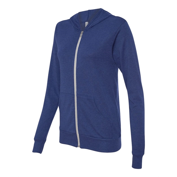 BELLA + CANVAS Triblend Lightweight Full-Zip Hooded Long ... - BELLA + CANVAS Triblend Lightweight Full-Zip Hooded Long ... - Image 13 of 33