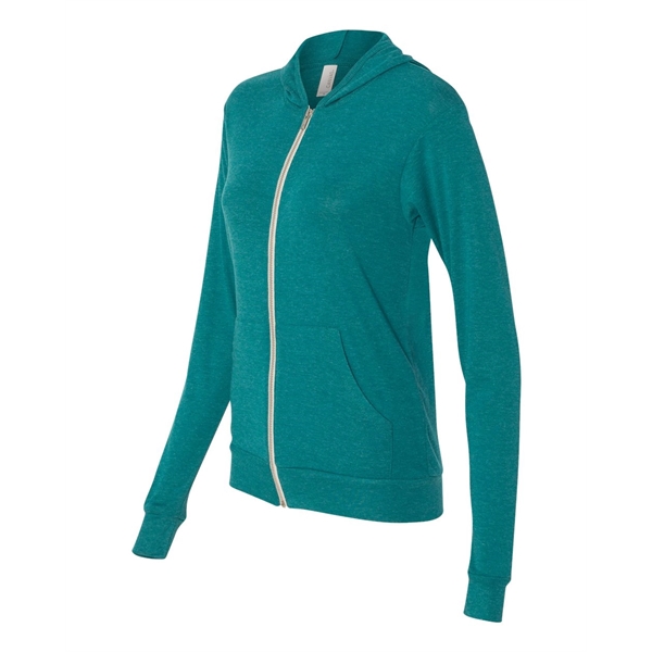 BELLA + CANVAS Triblend Lightweight Full-Zip Hooded Long ... - BELLA + CANVAS Triblend Lightweight Full-Zip Hooded Long ... - Image 25 of 33