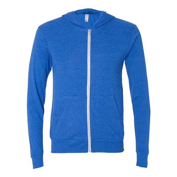BELLA + CANVAS Triblend Lightweight Full-Zip Hooded Long ... - BELLA + CANVAS Triblend Lightweight Full-Zip Hooded Long ... - Image 27 of 33
