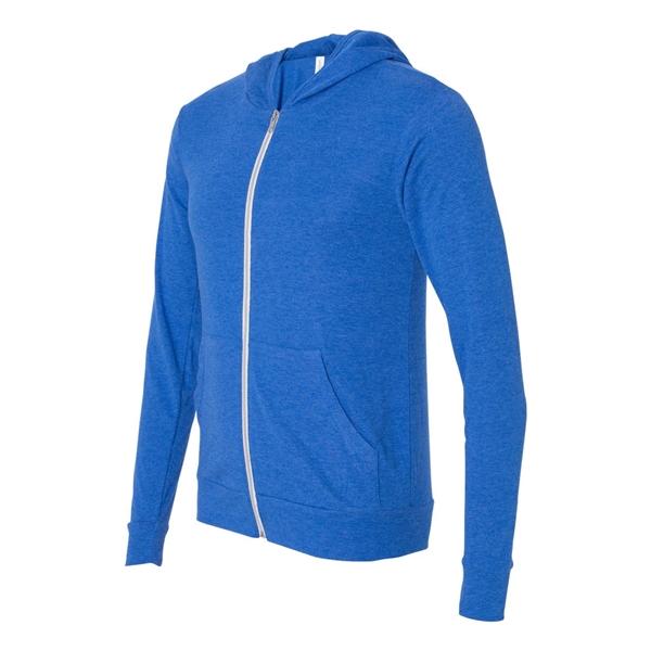 BELLA + CANVAS Triblend Lightweight Full-Zip Hooded Long ... - BELLA + CANVAS Triblend Lightweight Full-Zip Hooded Long ... - Image 28 of 33