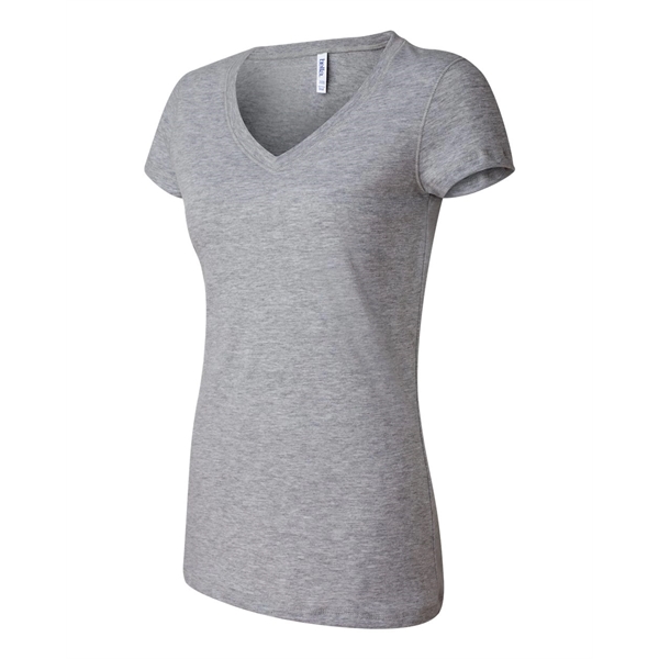 BELLA + CANVAS Women's Jersey V-Neck Tee - BELLA + CANVAS Women's Jersey V-Neck Tee - Image 2 of 42