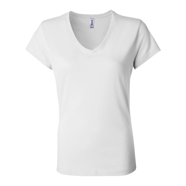 BELLA + CANVAS Women's Jersey V-Neck Tee - BELLA + CANVAS Women's Jersey V-Neck Tee - Image 37 of 42