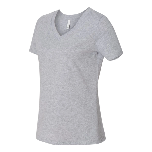 BELLA + CANVAS Women's Relaxed Jersey V-Neck Tee - BELLA + CANVAS Women's Relaxed Jersey V-Neck Tee - Image 5 of 100