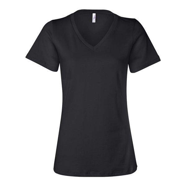 BELLA + CANVAS Women's Relaxed Jersey V-Neck Tee - BELLA + CANVAS Women's Relaxed Jersey V-Neck Tee - Image 9 of 100