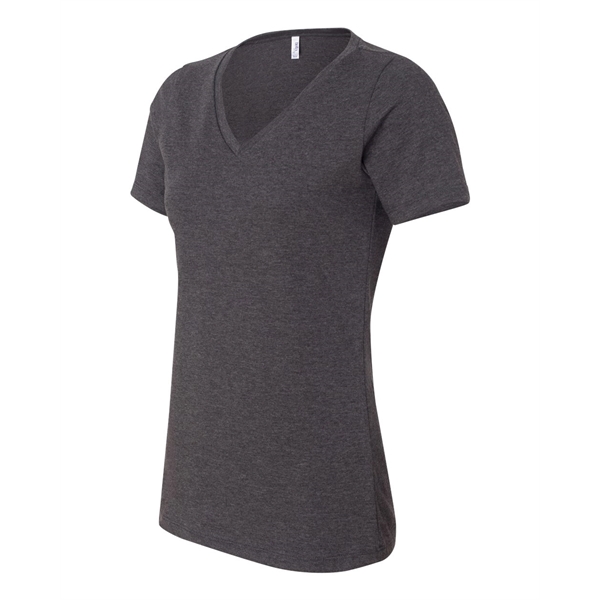 BELLA + CANVAS Women's Relaxed Jersey V-Neck Tee - BELLA + CANVAS Women's Relaxed Jersey V-Neck Tee - Image 19 of 100