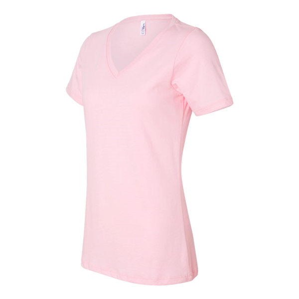 BELLA + CANVAS Women's Relaxed Jersey V-Neck Tee - BELLA + CANVAS Women's Relaxed Jersey V-Neck Tee - Image 37 of 100