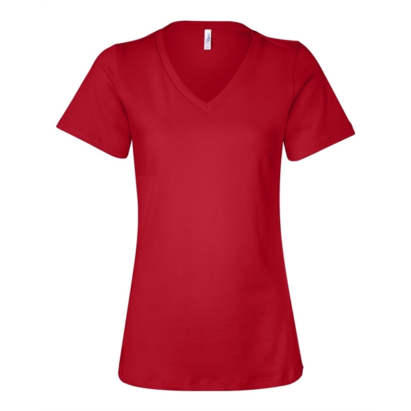 BELLA + CANVAS Women's Relaxed Jersey V-Neck Tee - BELLA + CANVAS Women's Relaxed Jersey V-Neck Tee - Image 42 of 100