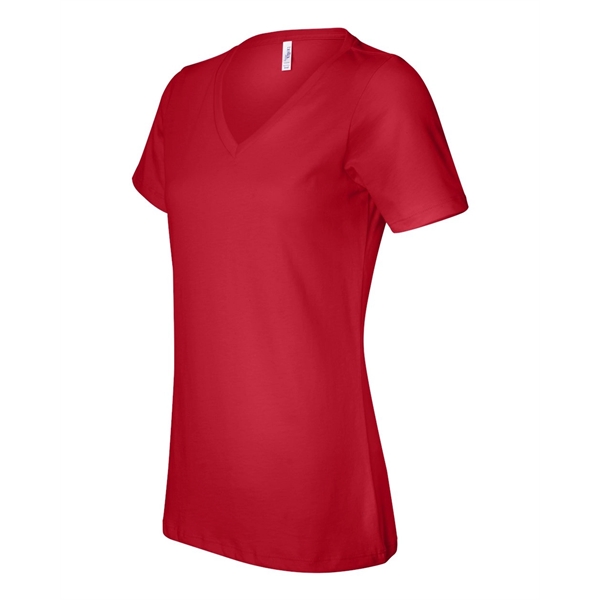 BELLA + CANVAS Women's Relaxed Jersey V-Neck Tee - BELLA + CANVAS Women's Relaxed Jersey V-Neck Tee - Image 43 of 100