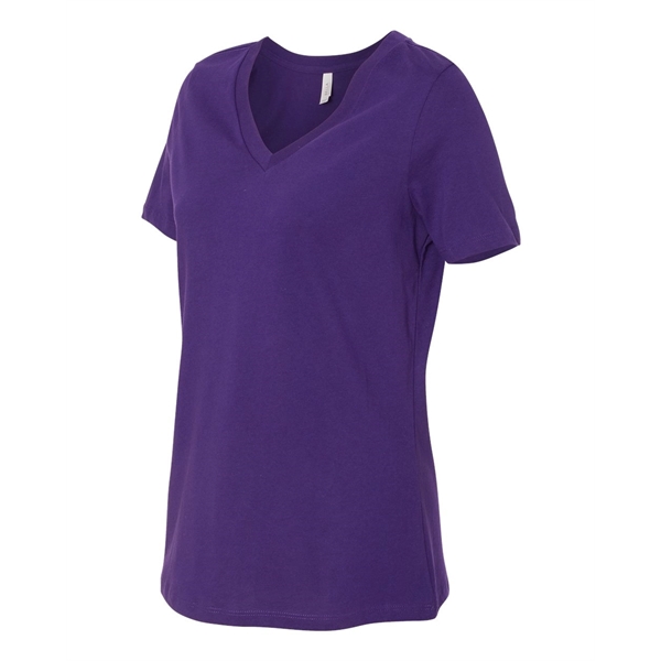 BELLA + CANVAS Women's Relaxed Jersey V-Neck Tee - BELLA + CANVAS Women's Relaxed Jersey V-Neck Tee - Image 48 of 100