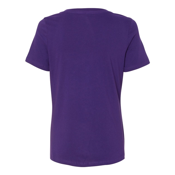 BELLA + CANVAS Women's Relaxed Jersey V-Neck Tee - BELLA + CANVAS Women's Relaxed Jersey V-Neck Tee - Image 49 of 100