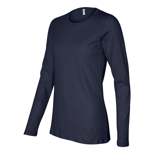 BELLA + CANVAS Women's Relaxed Jersey Long Sleeve Tee - BELLA + CANVAS Women's Relaxed Jersey Long Sleeve Tee - Image 7 of 25