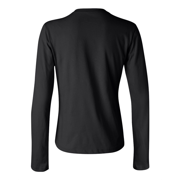 BELLA + CANVAS Women's Jersey Long Sleeve Tee - BELLA + CANVAS Women's Jersey Long Sleeve Tee - Image 8 of 39