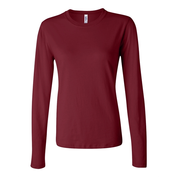 BELLA + CANVAS Women's Jersey Long Sleeve Tee - BELLA + CANVAS Women's Jersey Long Sleeve Tee - Image 9 of 39