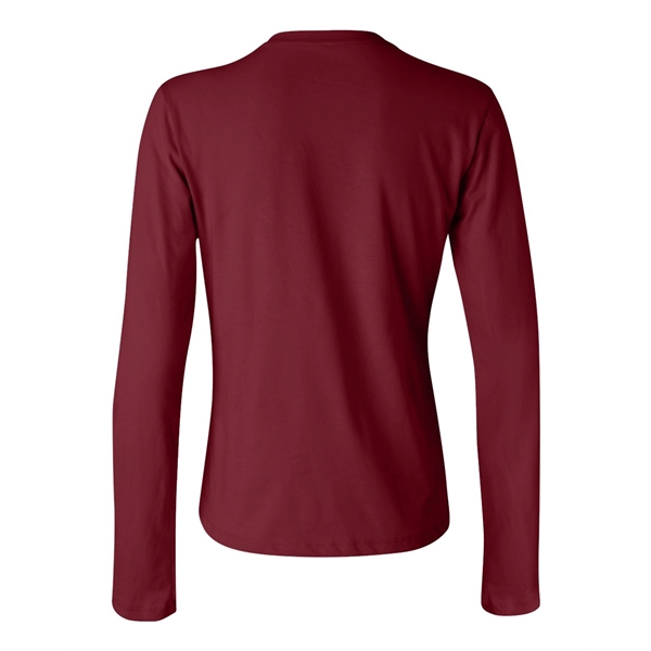 BELLA + CANVAS Women's Jersey Long Sleeve Tee - BELLA + CANVAS Women's Jersey Long Sleeve Tee - Image 11 of 39