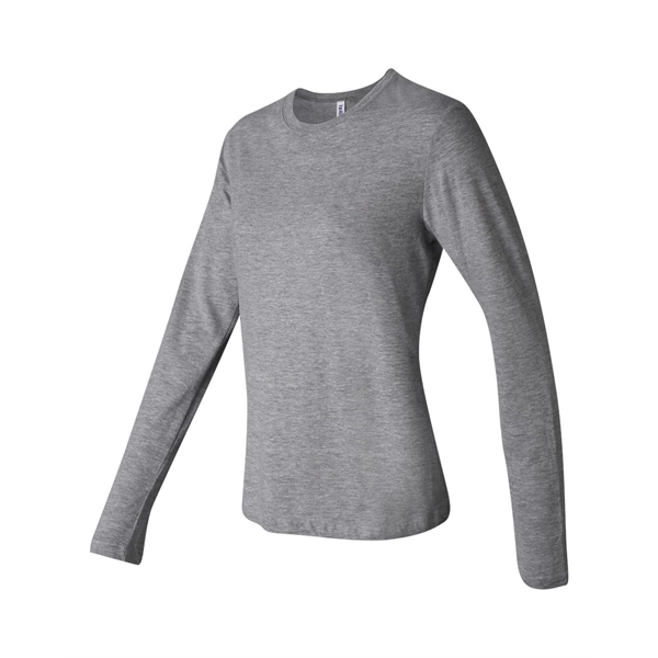 BELLA + CANVAS Women's Jersey Long Sleeve Tee - BELLA + CANVAS Women's Jersey Long Sleeve Tee - Image 13 of 39