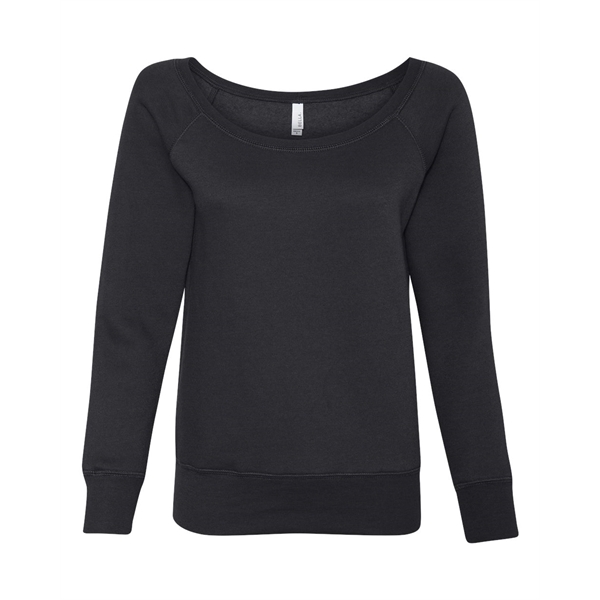 BELLA + CANVAS Women's Sponge Fleece Wide Neck Sweatshirt - BELLA + CANVAS Women's Sponge Fleece Wide Neck Sweatshirt - Image 1 of 57