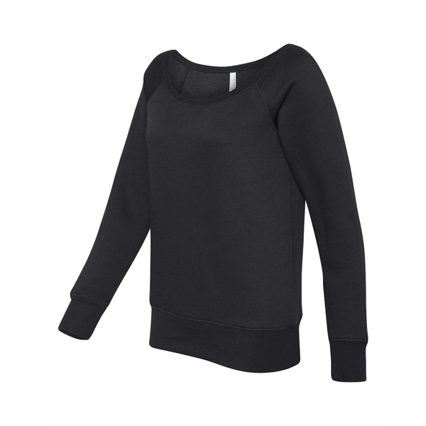 BELLA + CANVAS Women's Sponge Fleece Wide Neck Sweatshirt - BELLA + CANVAS Women's Sponge Fleece Wide Neck Sweatshirt - Image 2 of 57
