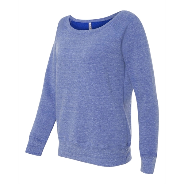 BELLA + CANVAS Women's Sponge Fleece Wide Neck Sweatshirt - BELLA + CANVAS Women's Sponge Fleece Wide Neck Sweatshirt - Image 5 of 57
