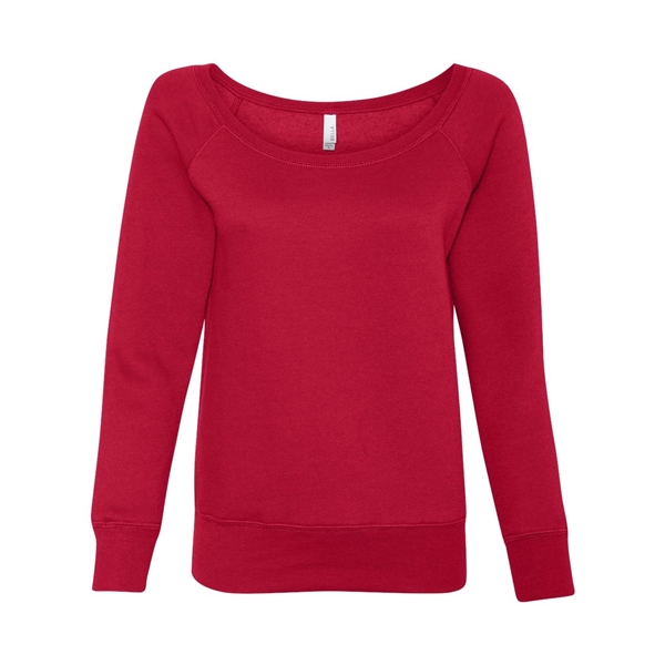 BELLA + CANVAS Women's Sponge Fleece Wide Neck Sweatshirt - BELLA + CANVAS Women's Sponge Fleece Wide Neck Sweatshirt - Image 35 of 57