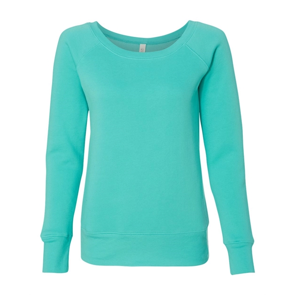 BELLA + CANVAS Women's Sponge Fleece Wide Neck Sweatshirt - BELLA + CANVAS Women's Sponge Fleece Wide Neck Sweatshirt - Image 46 of 57
