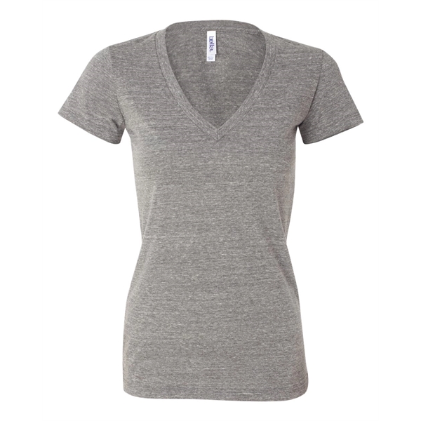 BELLA + CANVAS Women's Triblend Deep V-Neck Tee - BELLA + CANVAS Women's Triblend Deep V-Neck Tee - Image 16 of 84