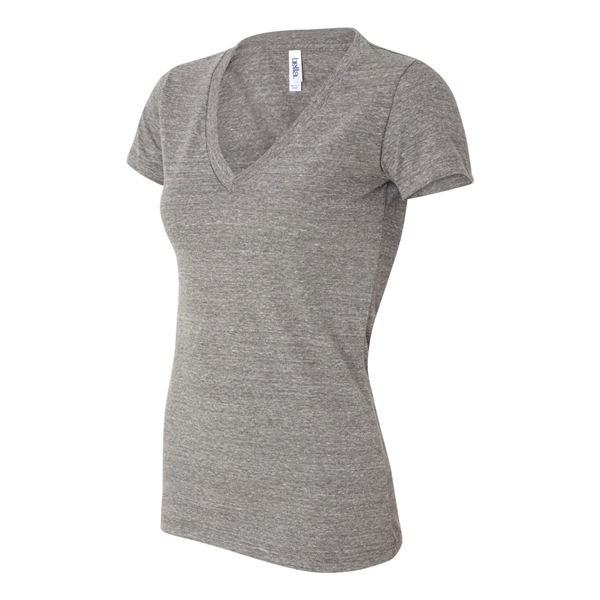 BELLA + CANVAS Women's Triblend Deep V-Neck Tee - BELLA + CANVAS Women's Triblend Deep V-Neck Tee - Image 17 of 84