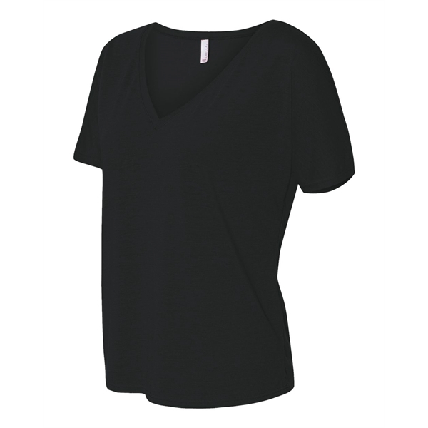 BELLA + CANVAS Women's Slouchy V-Neck Tee - BELLA + CANVAS Women's Slouchy V-Neck Tee - Image 7 of 63
