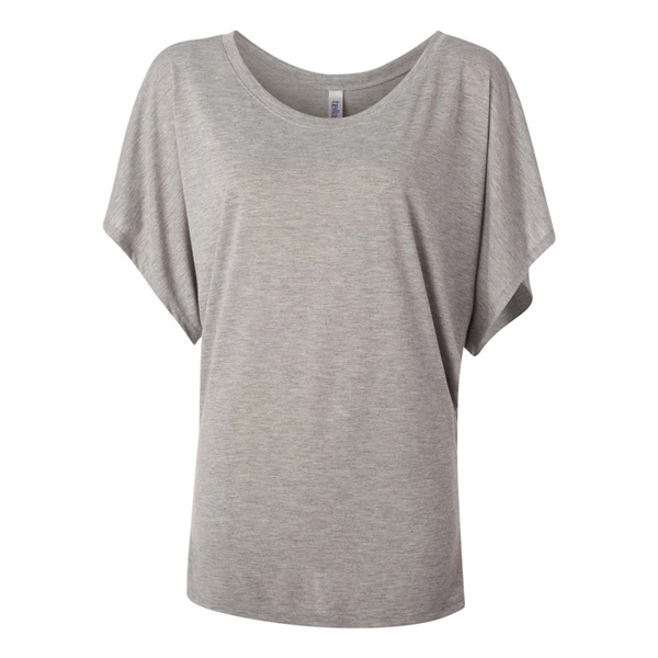 BELLA + CANVAS Women's Flowy Draped Dolman Tee - BELLA + CANVAS Women's Flowy Draped Dolman Tee - Image 1 of 75