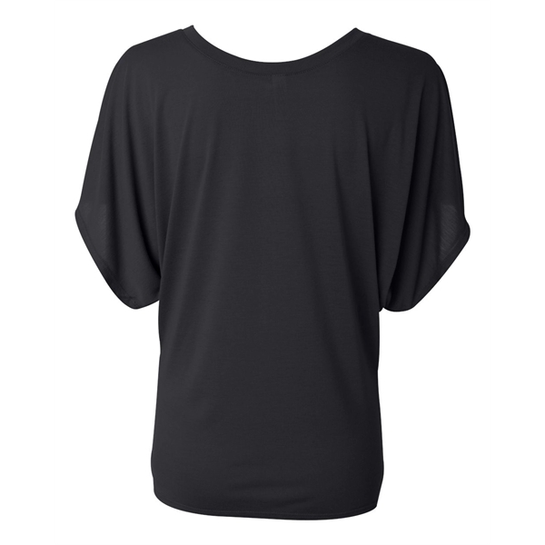 BELLA + CANVAS Women's Flowy Draped Dolman Tee - BELLA + CANVAS Women's Flowy Draped Dolman Tee - Image 6 of 75