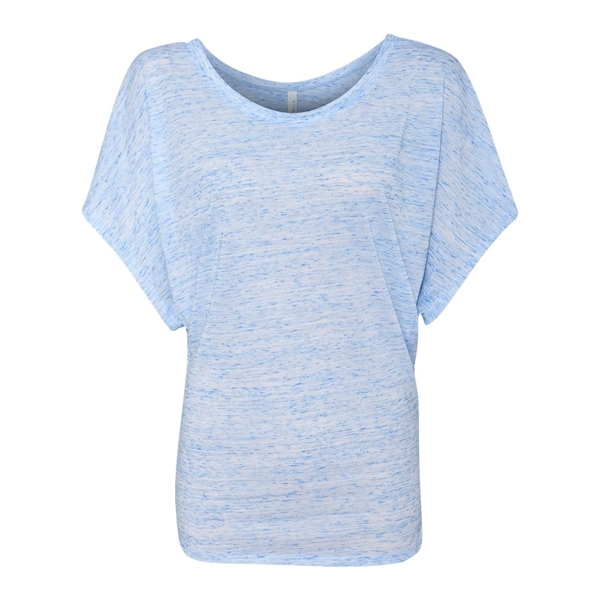 BELLA + CANVAS Women's Flowy Draped Dolman Tee - BELLA + CANVAS Women's Flowy Draped Dolman Tee - Image 7 of 75