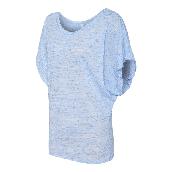 BELLA + CANVAS Women's Flowy Draped Dolman Tee - BELLA + CANVAS Women's Flowy Draped Dolman Tee - Image 8 of 75