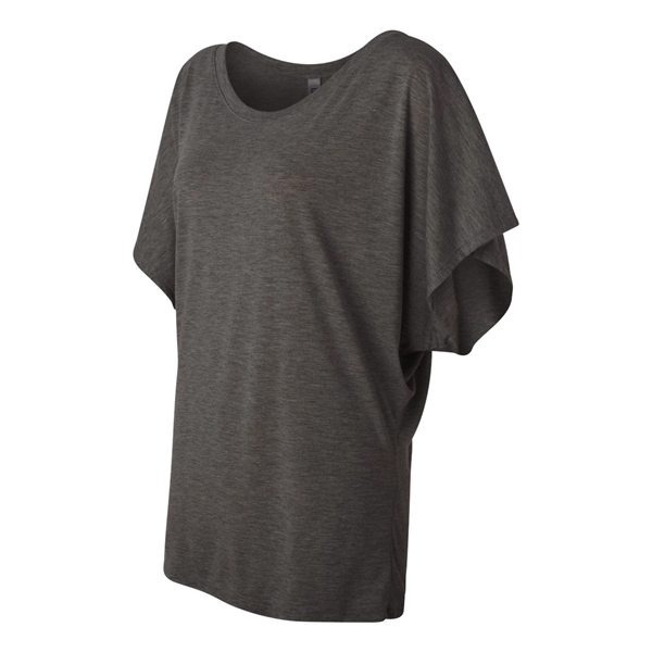 BELLA + CANVAS Women's Flowy Draped Dolman Tee - BELLA + CANVAS Women's Flowy Draped Dolman Tee - Image 14 of 75