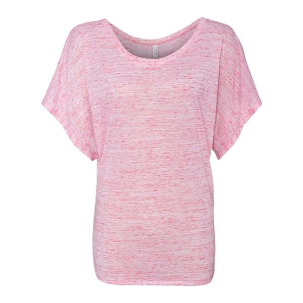 BELLA + CANVAS Women's Flowy Draped Dolman Tee - BELLA + CANVAS Women's Flowy Draped Dolman Tee - Image 28 of 75