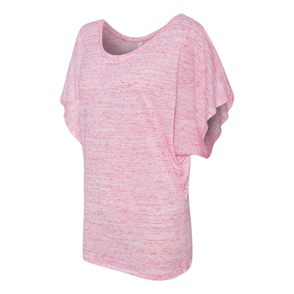 BELLA + CANVAS Women's Flowy Draped Dolman Tee - BELLA + CANVAS Women's Flowy Draped Dolman Tee - Image 29 of 75