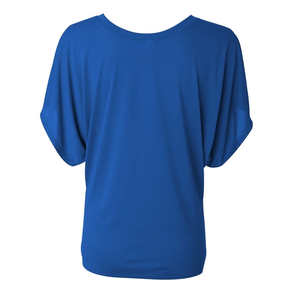 BELLA + CANVAS Women's Flowy Draped Dolman Tee - BELLA + CANVAS Women's Flowy Draped Dolman Tee - Image 33 of 75