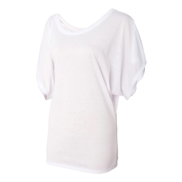 BELLA + CANVAS Women's Flowy Draped Dolman Tee - BELLA + CANVAS Women's Flowy Draped Dolman Tee - Image 35 of 75