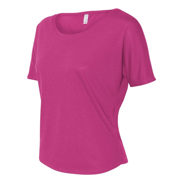 BELLA + CANVAS Women's Flowy Open Back Tee - BELLA + CANVAS Women's Flowy Open Back Tee - Image 2 of 18