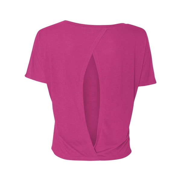BELLA + CANVAS Women's Flowy Open Back Tee - BELLA + CANVAS Women's Flowy Open Back Tee - Image 3 of 18