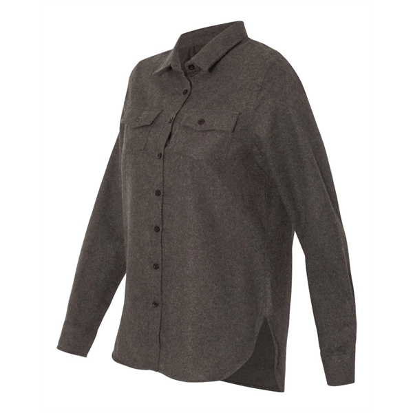 Burnside Women's Solid Flannel Shirt - Burnside Women's Solid Flannel Shirt - Image 1 of 12